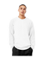 Bella + Canvas 3901 - Unisex Sponge Fleece Raglan Sweatshirt - White