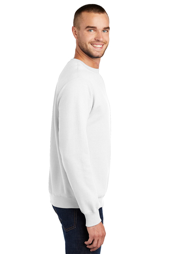 Unisex Essential Fleece Crewneck Sweatshirt - White