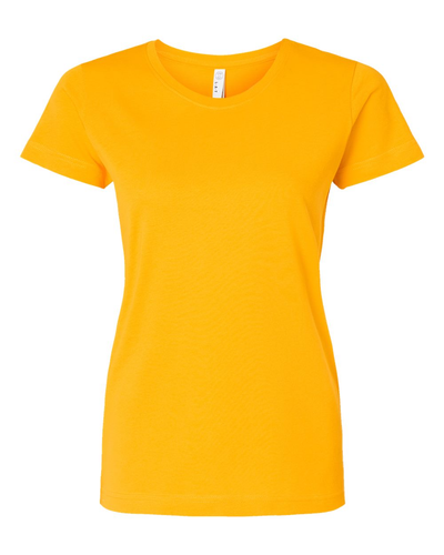 Women's Fine Jersey T-Shirt - Gold