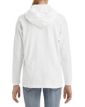 Youth Long-Sleeve Hooded T-Shirt - White