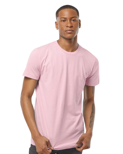 Unisex Fine Jersey Tee - Pink