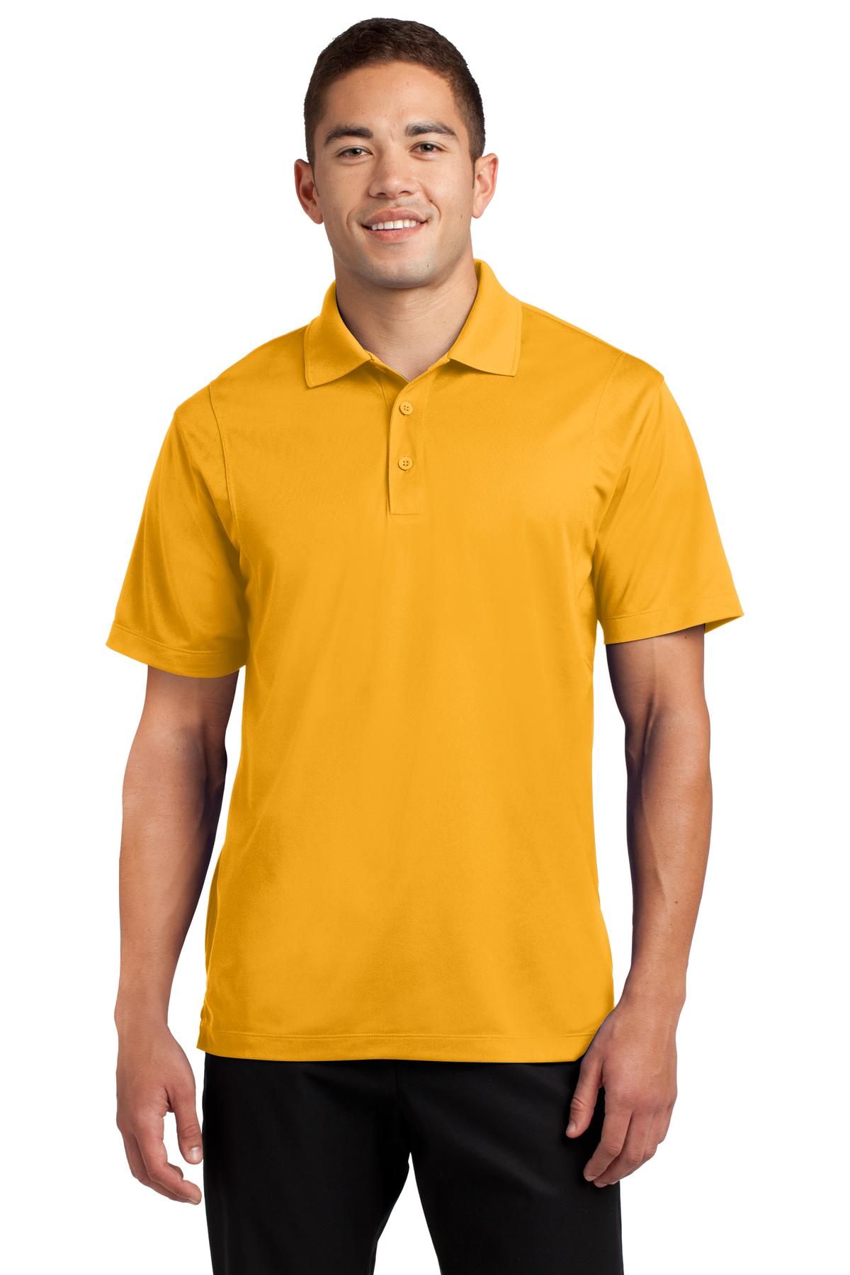 Men's Micropique Sport-Wick Polo - Gold