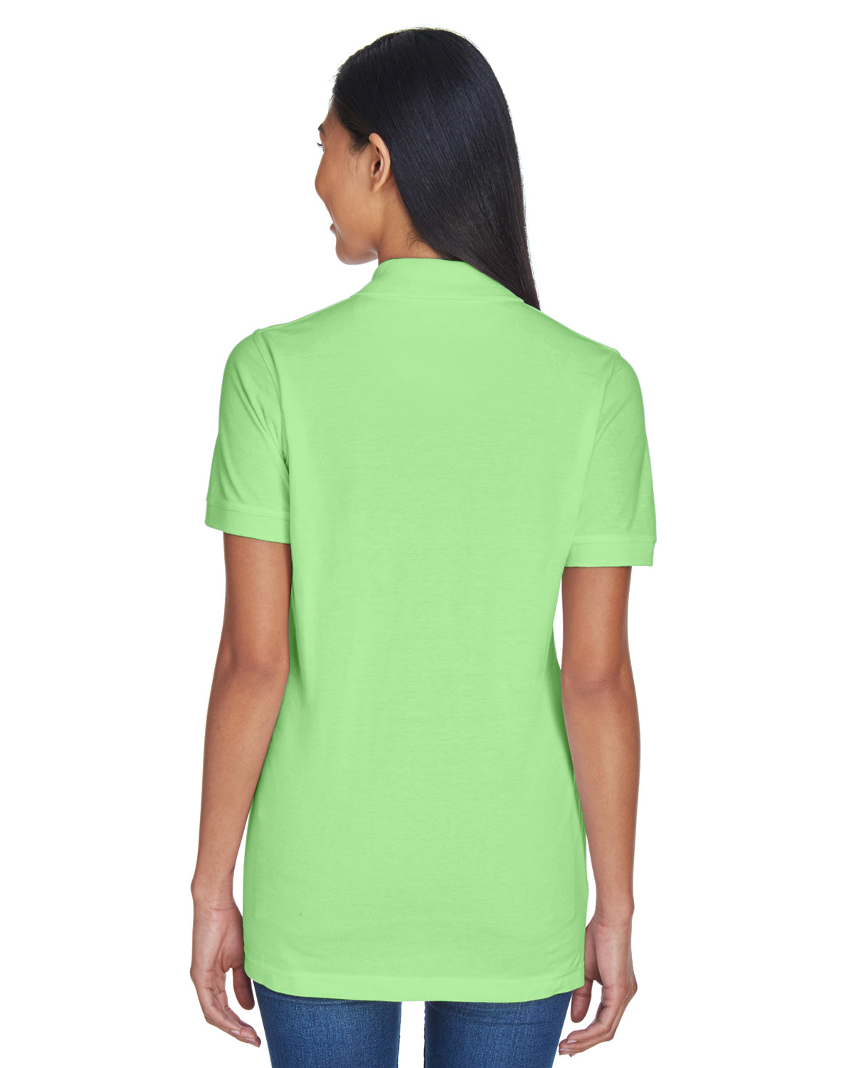 Women's Classic Piqué Polo - Apple