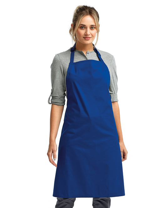 Unisex Recycled Bib Apron - Royal
