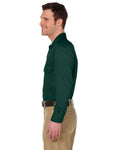 Unisex Long-Sleeve Work Shirt - Hunter Green