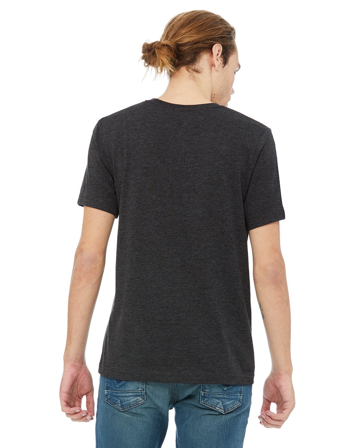 Unisex Heavyweight Crew T-Shirt - Heather Dark Gray