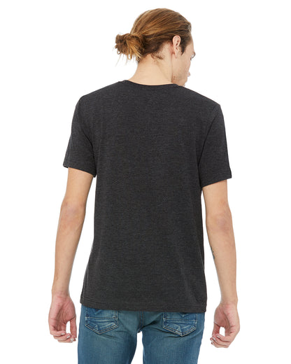 Unisex Heavyweight Crew T-Shirt - Heather Dark Gray
