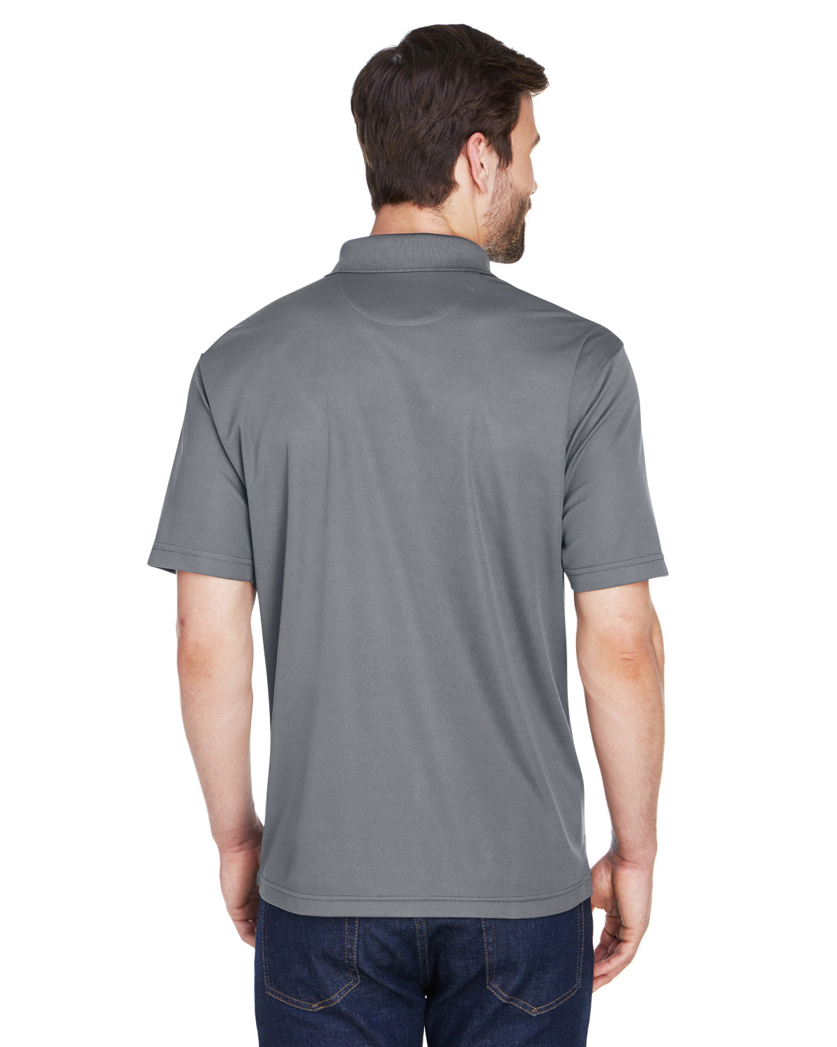 Men's Cool & Dry Mesh Piqué Polo - Charcoal