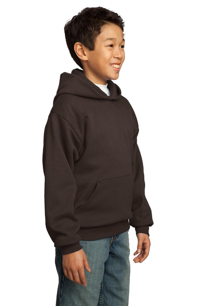 Youth Core Fleece Pullover Hoodie - Dark Chocolate Brown