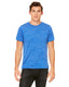 Bella + Canvas 3650 - Unisex Poly-Cotton Short-Sleeve T-Shirt - True Royal Marble