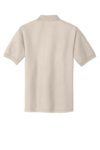 Unisex Silk Touch Polo - Light Stone