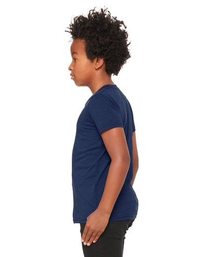 Youth Triblend Short-Sleeve T-Shirt - Navy Triblend