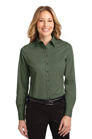Women's Long Sleeve Easy Care Shirt - Clover Green