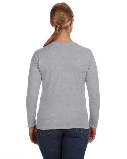 Women's Lightweight Long-Sleeve T-Shirt - Heather Gray