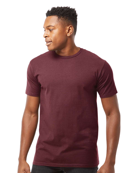 Unisex Heavyweight Tee - Burgundy