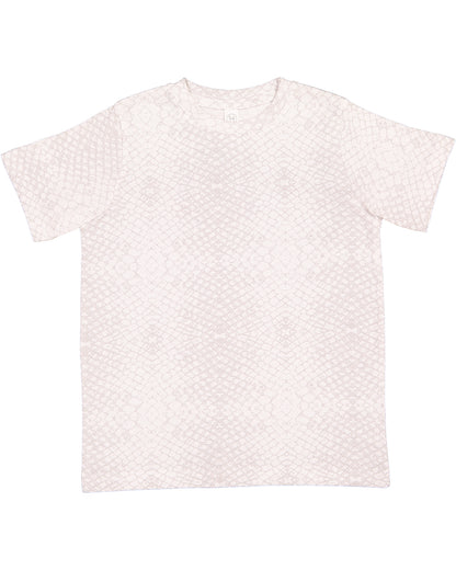Toddler Fine Jersey T-Shirt - White Reptile