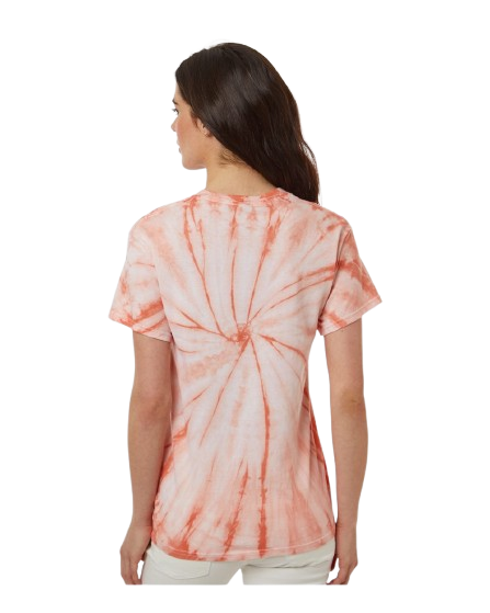 Cyclone Pinwheel Short Sleeve T-Shirt - Peach