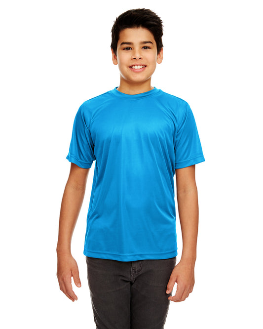 Youth Cool & Dry Sport Performance Interlock T-Shirt - Sapphire