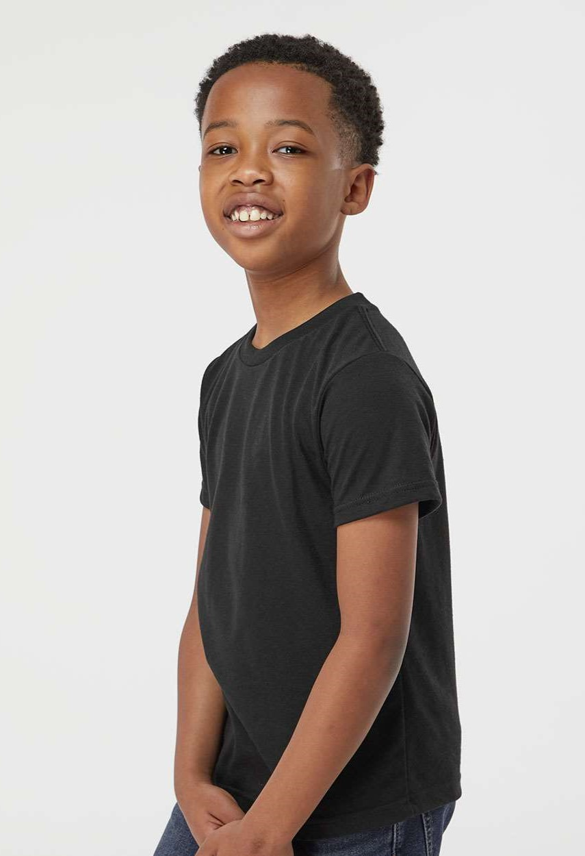 Youth Poly-Rich Tee - Black
