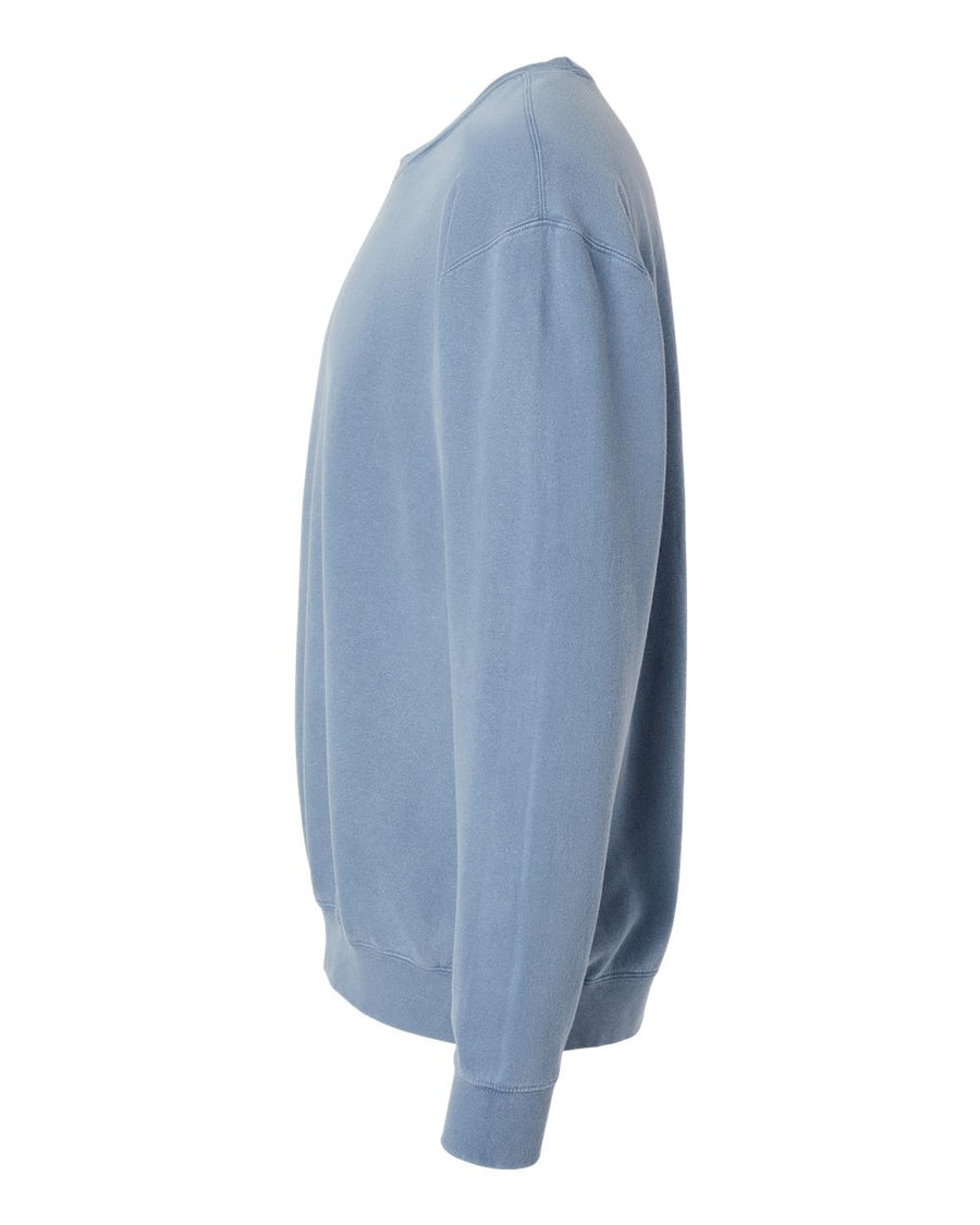 Unisex Lighweight Cotton Crewneck Sweatshirt - Blue Jean