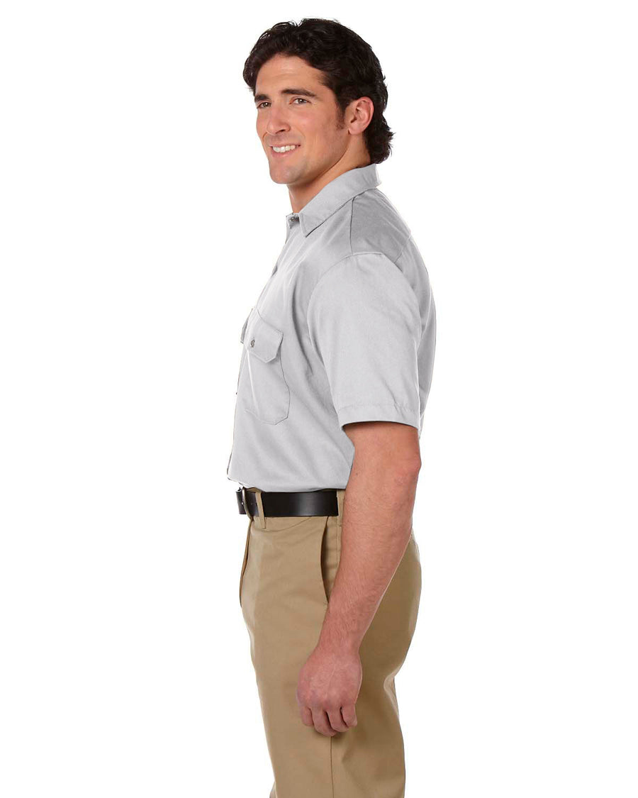 Unisex Short-Sleeve Work Shirt - White