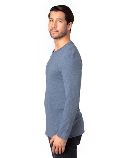 Unisex Ultimate Long-Sleeve T-Shirt - Navy Heather