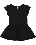 Infant Baby Rib Dress - Black