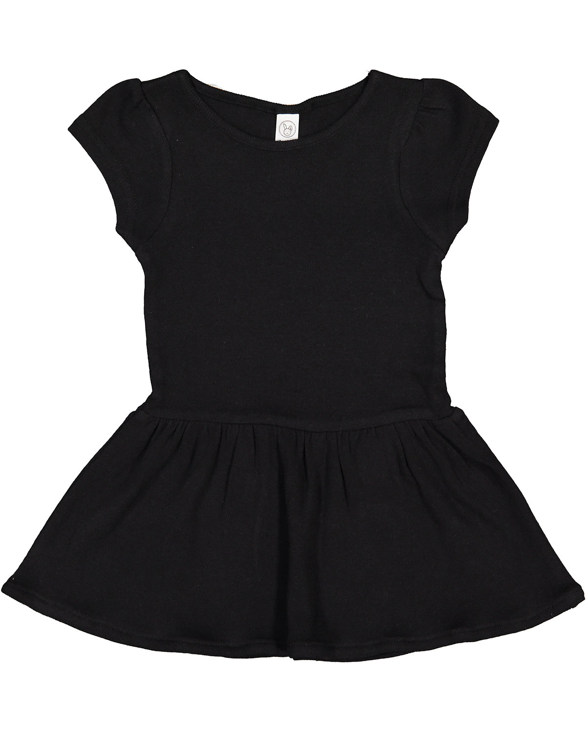 Infant Baby Rib Dress - Black