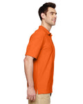Unisex Double Piqué Polo - Safety Orange