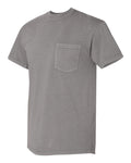Unisex Inspired Dye Crew with Pocket - Lead