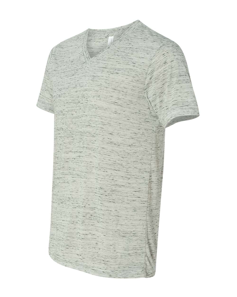 Unisex Jersey Short-Sleeve V-Neck T-Shirt - White Marble