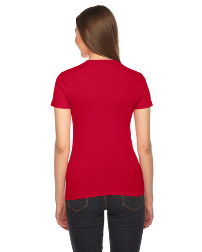 Women's Fine Jersey Short-Sleeve T-Shirt - Red