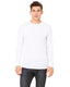 Bella + Canvas 3500 - Men's Thermal Long-Sleeve T-Shirt - White / Gray