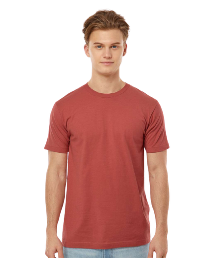Unisex Fine Jersey Tee - Terracotta