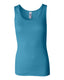 Bella + Canvas 4000 - Women's 2x1 Rib Tank - Turquoise
