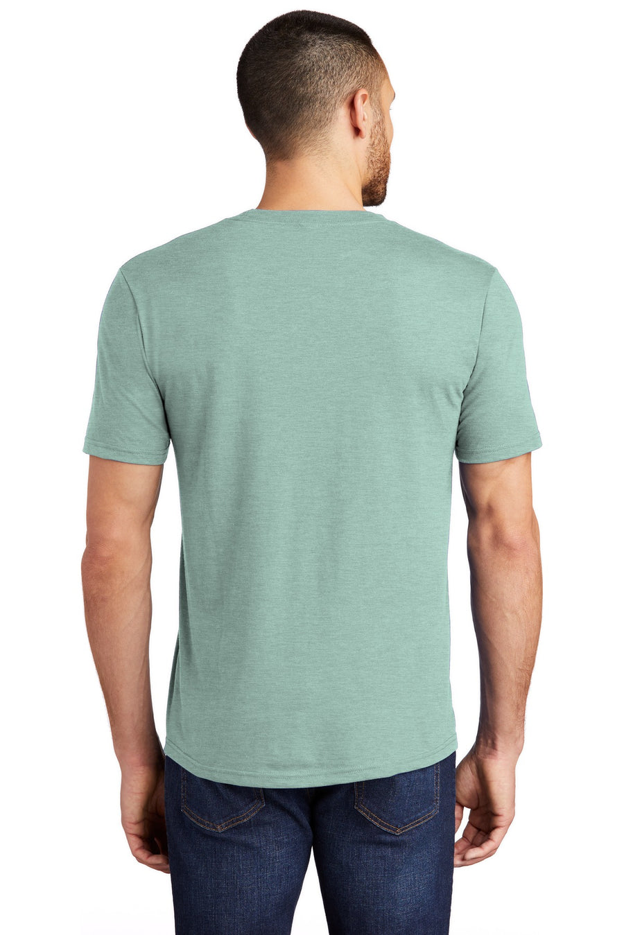 Unisex Perfect Tri Tee - Heather Dusty Sag