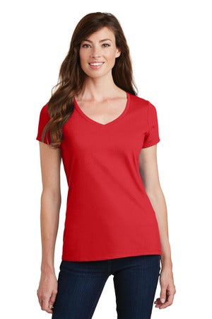 Women's Fan Favorite V-Neck Tee - Bright Red