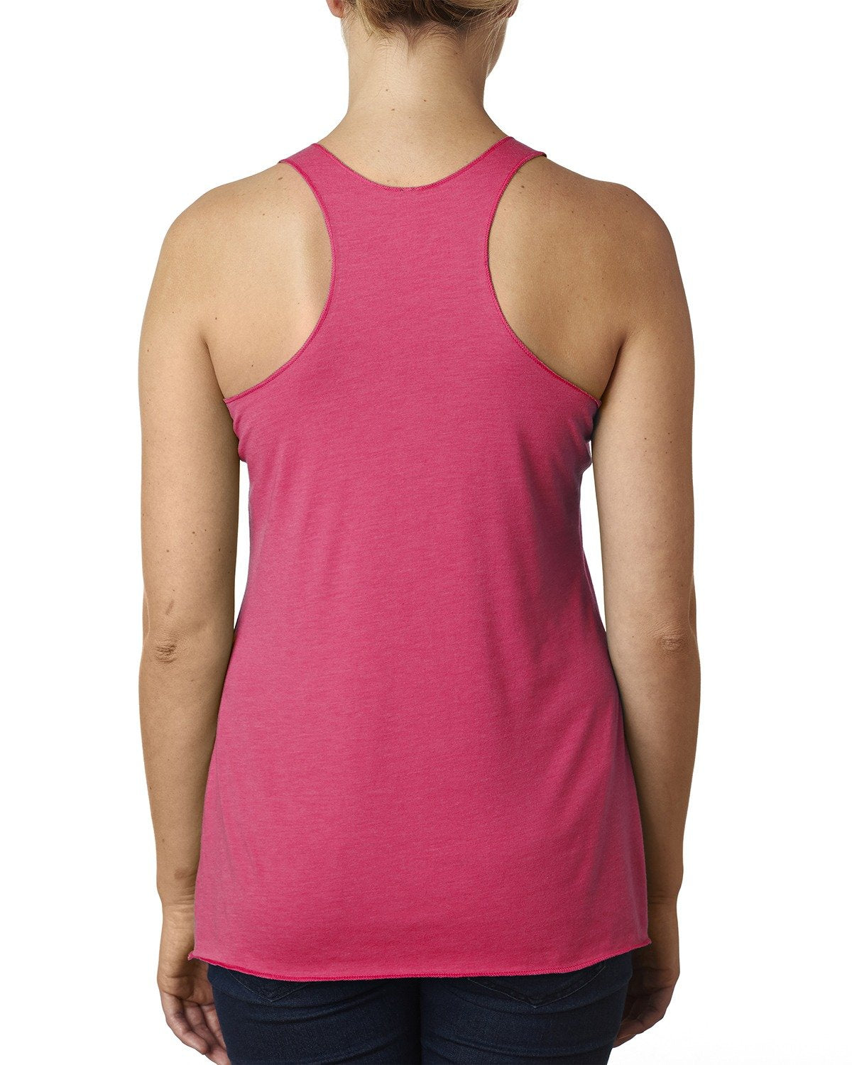 Women's Triblend Racerback Tank - Vintage Shocking Pink