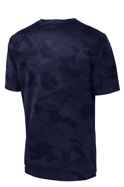 Youth CamoHex Tee - True Navy