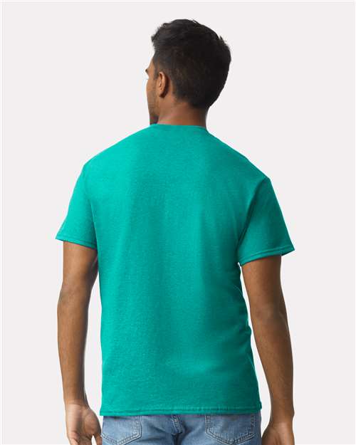 Gildan 2000 Jade Dome — on model back