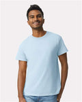 Gildan 2000 Light Blue — on model front