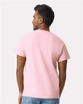 Gildan 2000 Light Pink — on model back