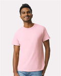 Gildan 2000 Light Pink — on model front