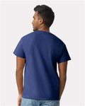 Gildan 2000 Metro Blue — on model back