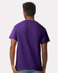 Gildan 2000 Purple — on model back