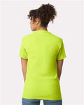 Gildan 2300 Safety Green — on model back