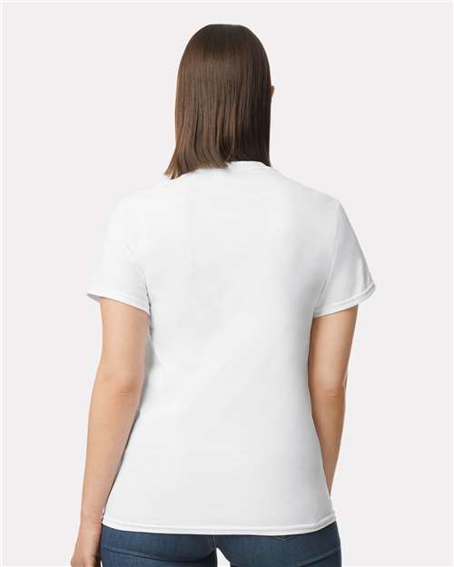 Gildan 2300 White — on model back