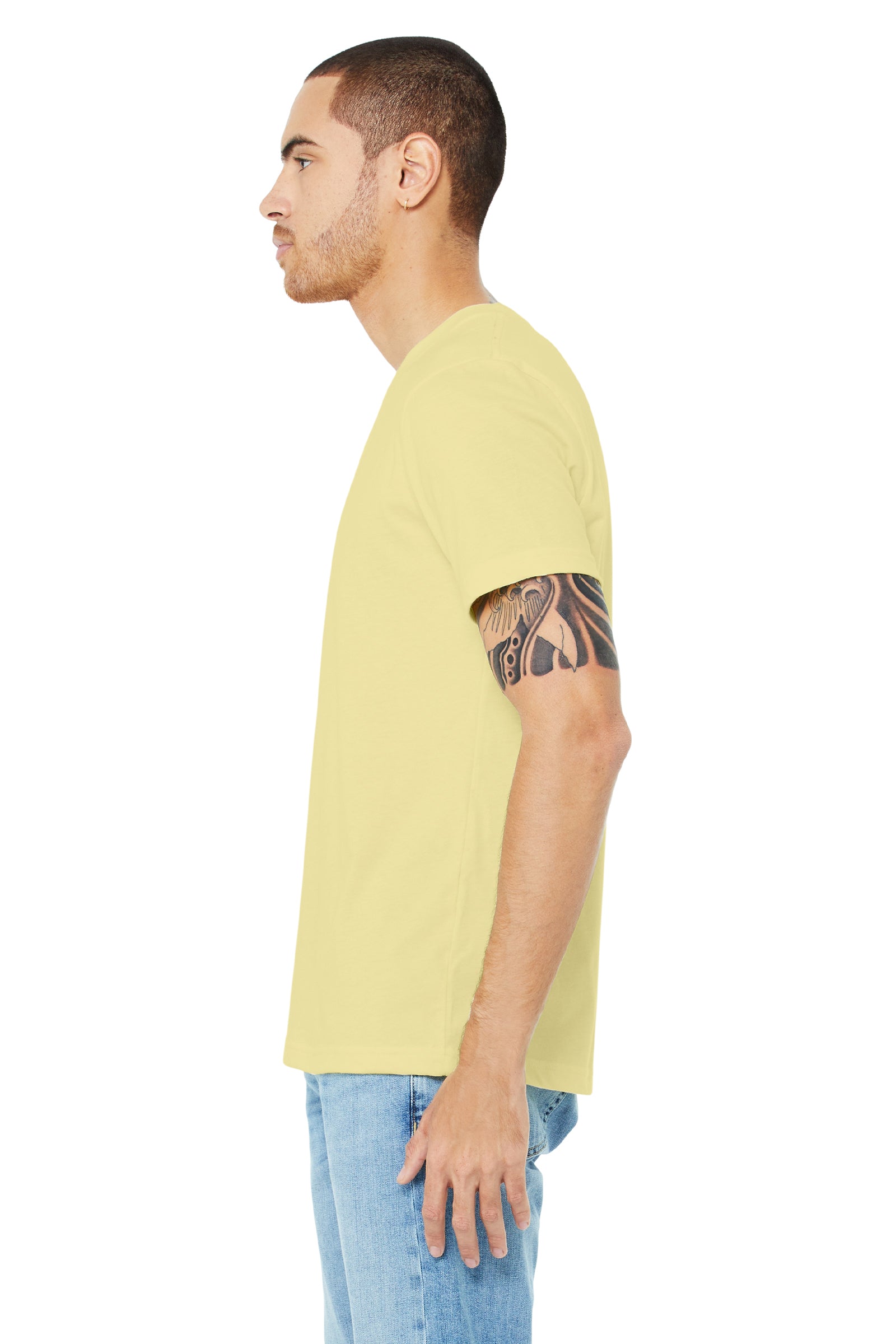 Unisex Heather CVC T-Shirt - Heather French Vanilla