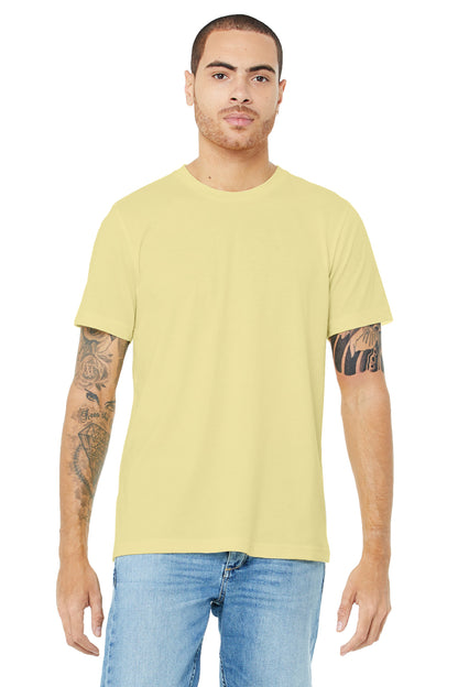 Unisex Heather CVC T-Shirt - Heather French Vanilla