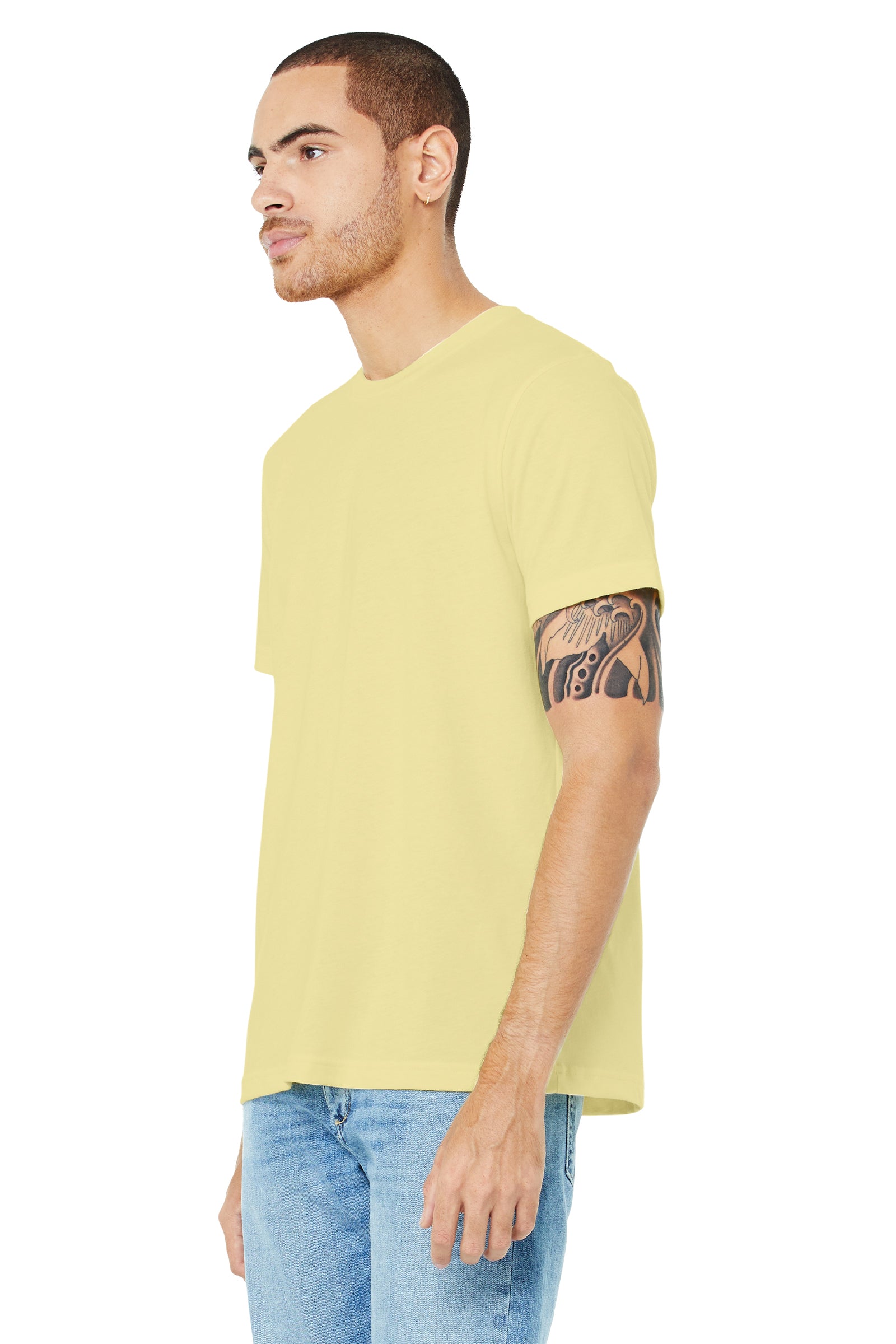 Unisex Heather CVC T-Shirt - Heather French Vanilla